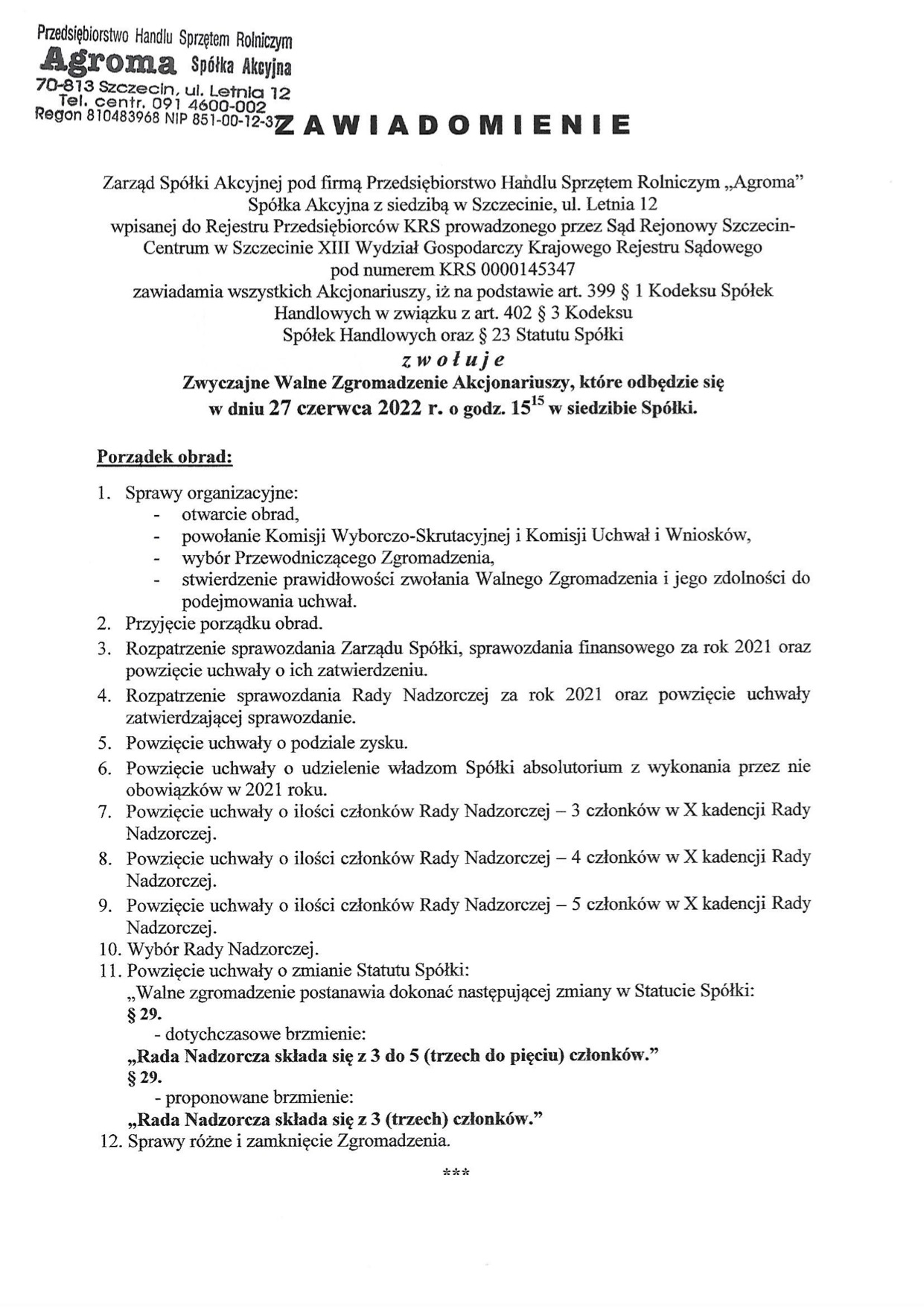 Zawiadomienie strona 1